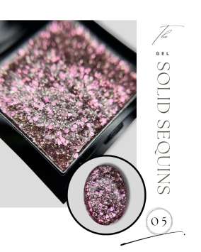Глиттер-гель "SOLID SEQUINS" 05 5gr  