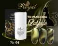 Гель-лак ROYAL 10 ml PANDORA 7D CAT EYE №04
