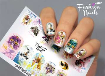 Fashion Nails Слайдер-дизайн METALLIC № 71