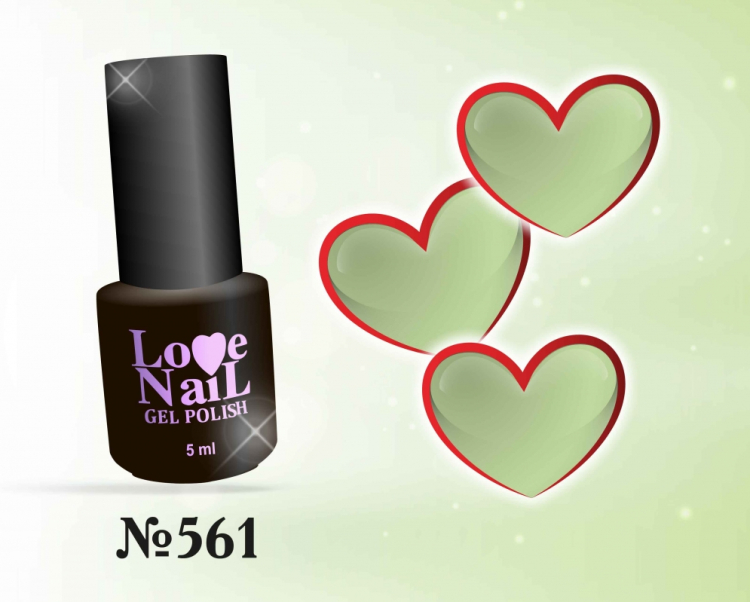 561 LOVE NAIL ГЕЛЬ ЛАК класса Premium       