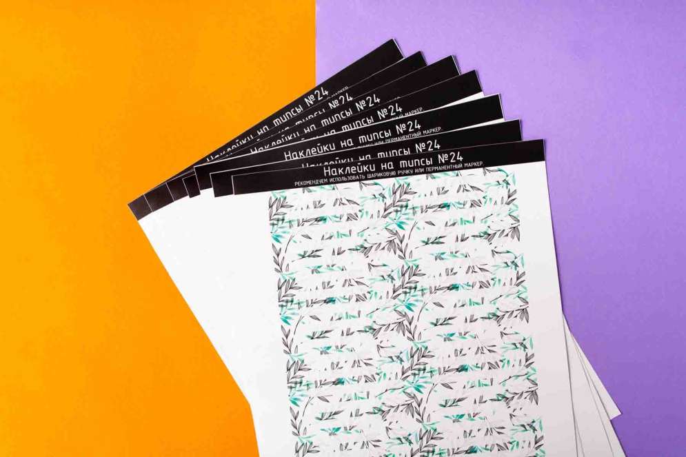 Наклейки на типсы 50 шт №24