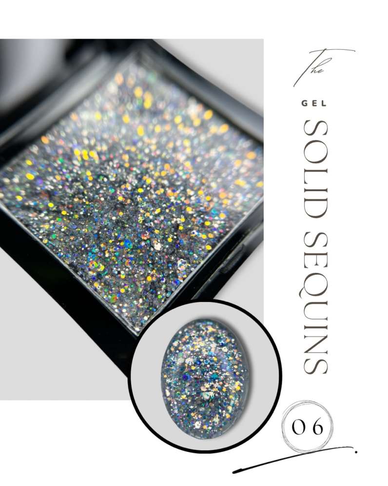 Глиттер-гель "SOLID SEQUINS" 06 5gr  