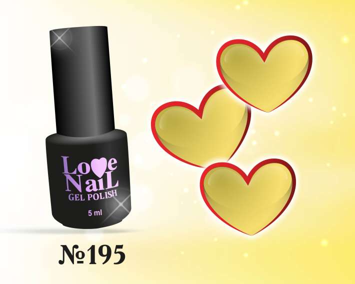 195 LOVE NAIL ГЕЛЬ ЛАК класса Premium   