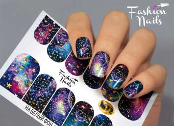Fashion Nails Слайдер-дизайн METALLIC № 72