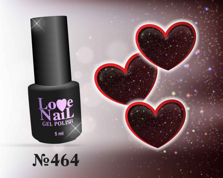 464 LOVE NAIL ГЕЛЬ ЛАК класса Premium                            