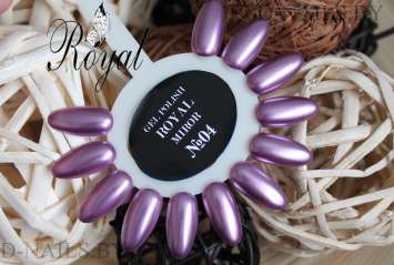 Гель лак ROYAL MIROR (хром) 9 ml №04