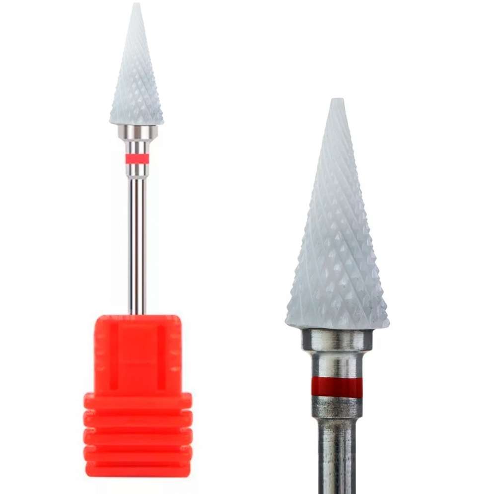Фреза керамическая конус (F-32) красная  