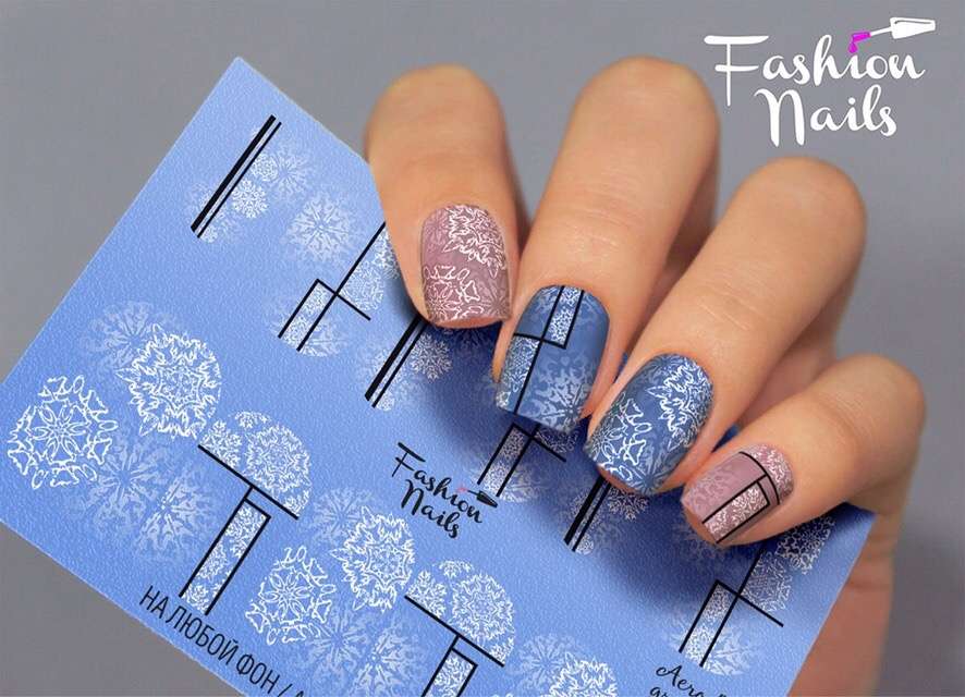 Fashion Nails Слайдер-дизайн AEROGRAPHY № 45