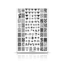 Большая пластина для стемпинга 14,5*21 см XY-L 01 