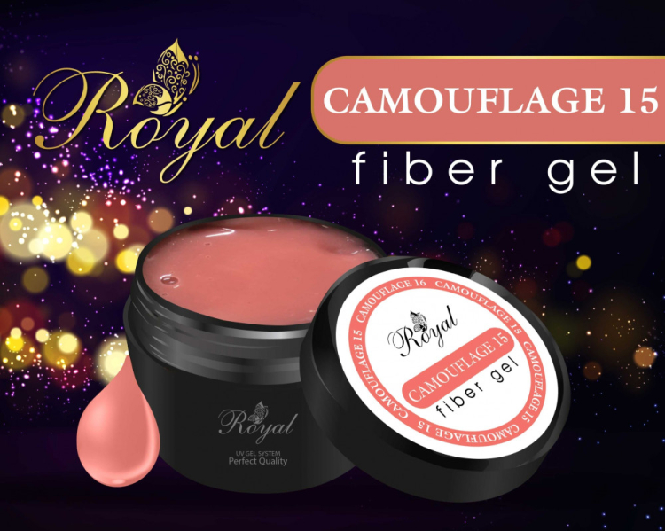 FIBER GEL CAMOUFLAGE № 15 ROYAL 