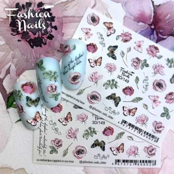 Fashion Nails Слайдер-дизайн 3D № 149