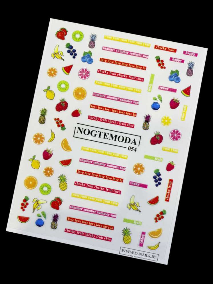 Наклейки Nogtemoda № 054