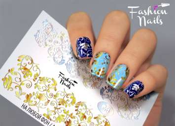 Fashion Nails Слайдер-дизайн GALAXY № 4