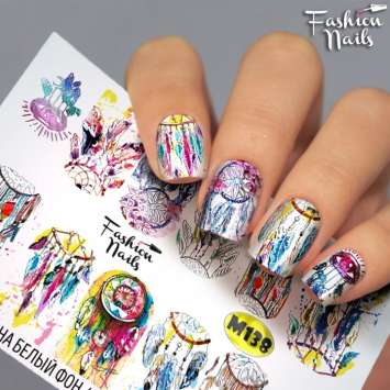 Fashion Nails Слайдер-дизайн METALLIC № 138