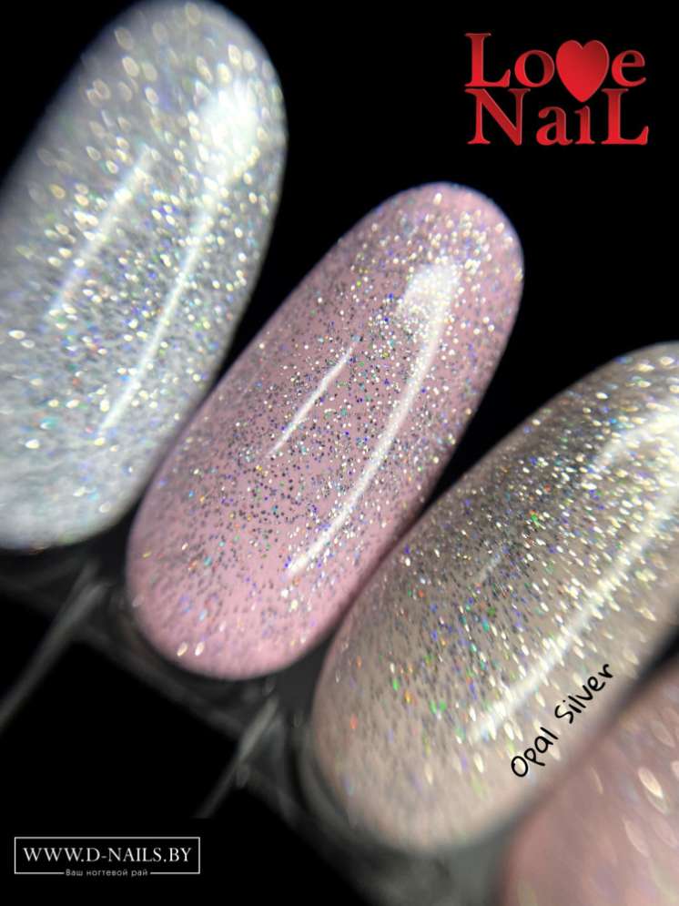 .OPAL SILVER LOVE NAIL ГЕЛЬ ЛАК класса Premium  