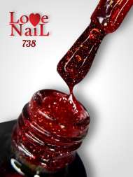 738 LOVE NAIL ГЕЛЬ ЛАК класса Premium             