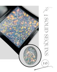 Глиттер-гель "SOLID SEQUINS" 10 5gr  