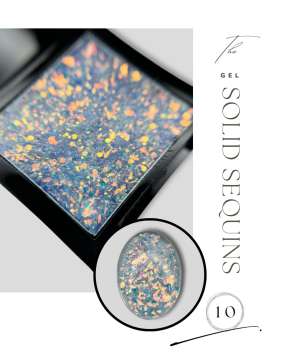 Глиттер-гель "SOLID SEQUINS" 10 5gr  