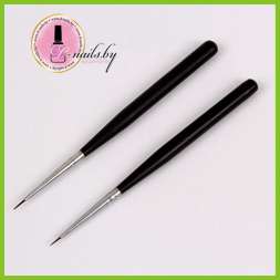 Кисть для росписи Royal №00 с черной ручкой