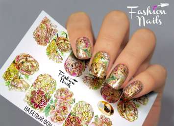 Fashion Nails Слайдер-дизайн METALLIC № 102