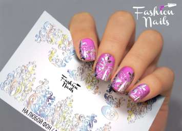 Fashion Nails Слайдер-дизайн GALAXY № 6