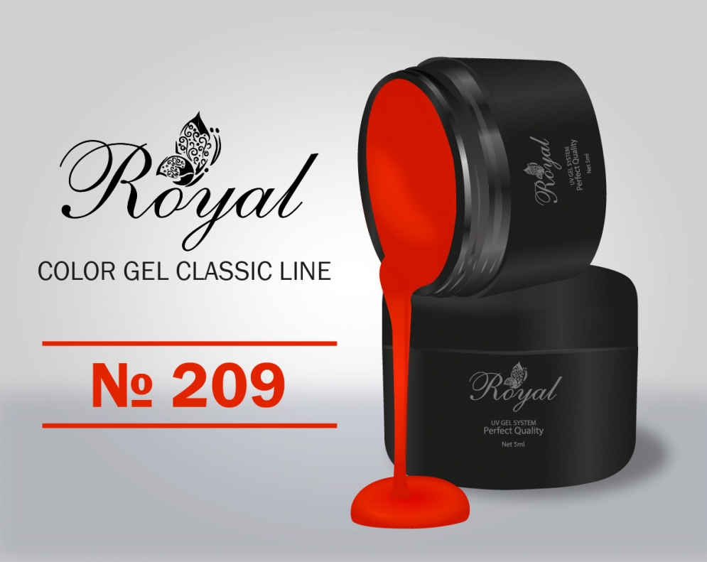 Цветной гель Royal Classic Line 5ml №209