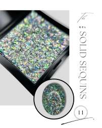 Глиттер-гель "SOLID SEQUINS" 11 5gr 