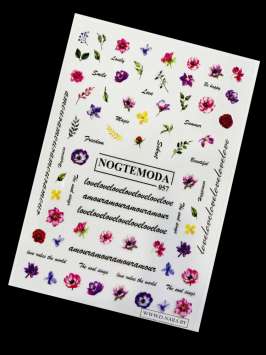 Наклейки Nogtemoda № 057