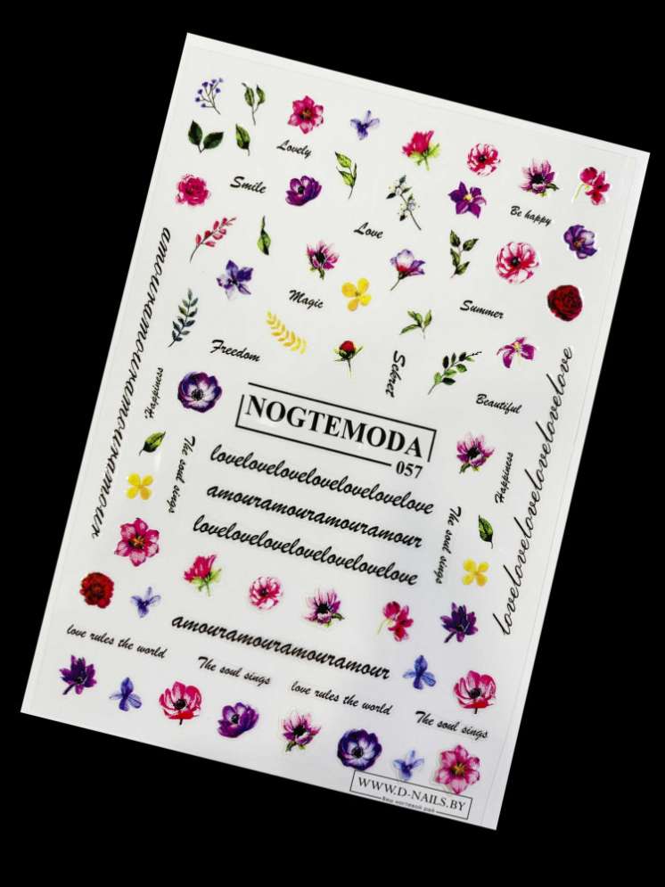 Наклейки Nogtemoda № 057