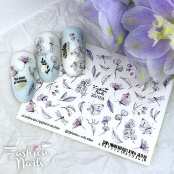 Fashion Nails Слайдер-дизайн 3D № 153