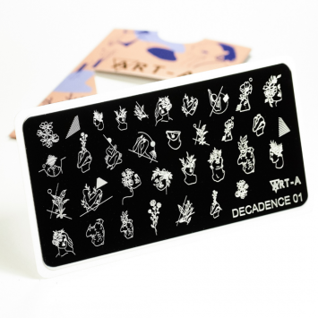 Пластина для стемпинга Decadence 01