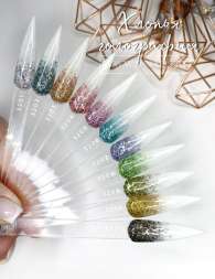 Хлопья голография серебро Арт.3201