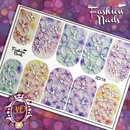 Fashion Nails Слайдер-дизайн 3D № 16