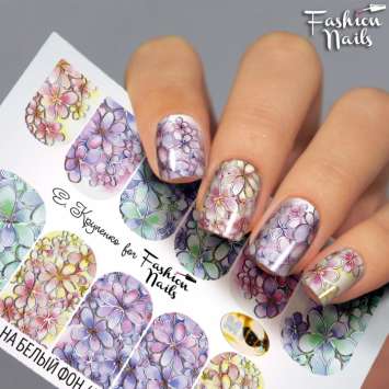 Fashion Nails Слайдер-дизайн METALLIC № 185