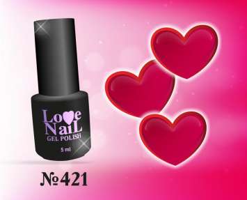 421 LOVE NAIL ГЕЛЬ ЛАК класса Premium          