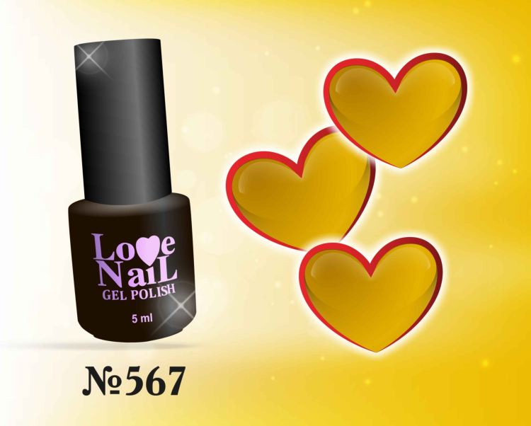 567 LOVE NAIL ГЕЛЬ ЛАК класса Premium          