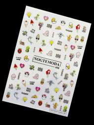 Наклейки Nogtemoda № 058