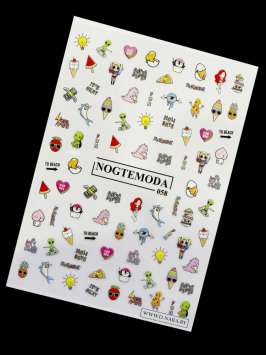 Наклейки Nogtemoda № 058