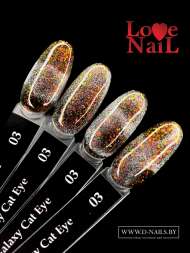 .Galaxy Cat Eye 03 LOVE NAIL ГЕЛЬ ЛАК класса Premium     