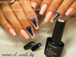 Фольга для дизайна ногтей "битое стекло" Royal №5