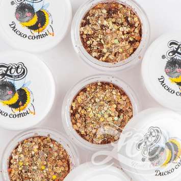 1342 Шестигранники микс "Диско соты"