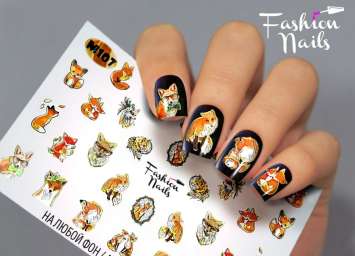 Fashion Nails Слайдер-дизайн METALLIC № 107