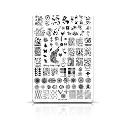 Большая пластина для стемпинга 14,5*21 см XY-L 11