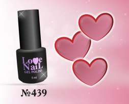 439 LOVE NAIL ГЕЛЬ ЛАК класса Premium                            