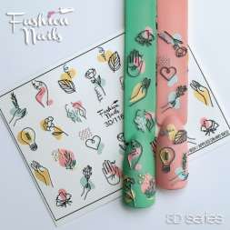 Fashion Nails Слайдер-дизайн 3D № 116