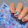 Fashion Nails Слайдер-дизайн WHITE № 63