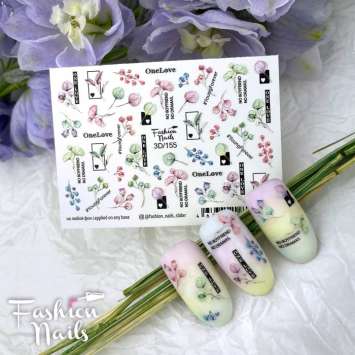 Fashion Nails Слайдер-дизайн 3D № 155