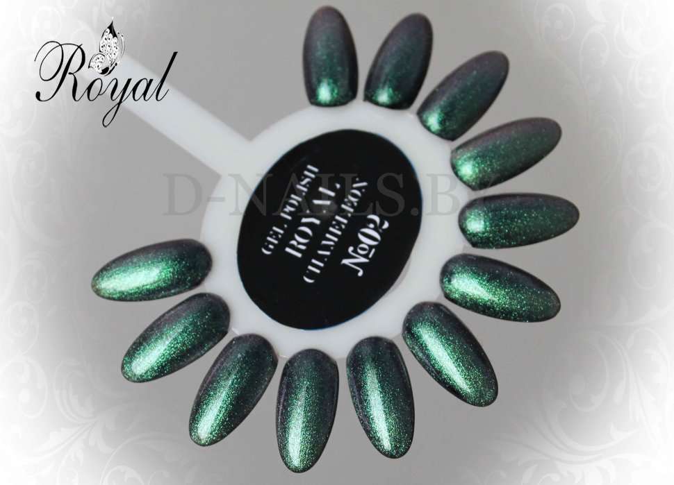 Гель лак ROYAL HAMELEON 9 ml №02