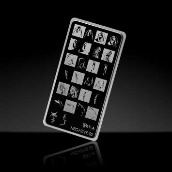 Пластина для стемпинга Negative 02