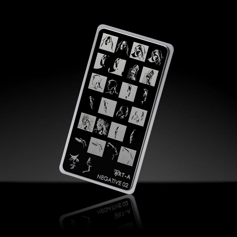 Пластина для стемпинга Negative 02